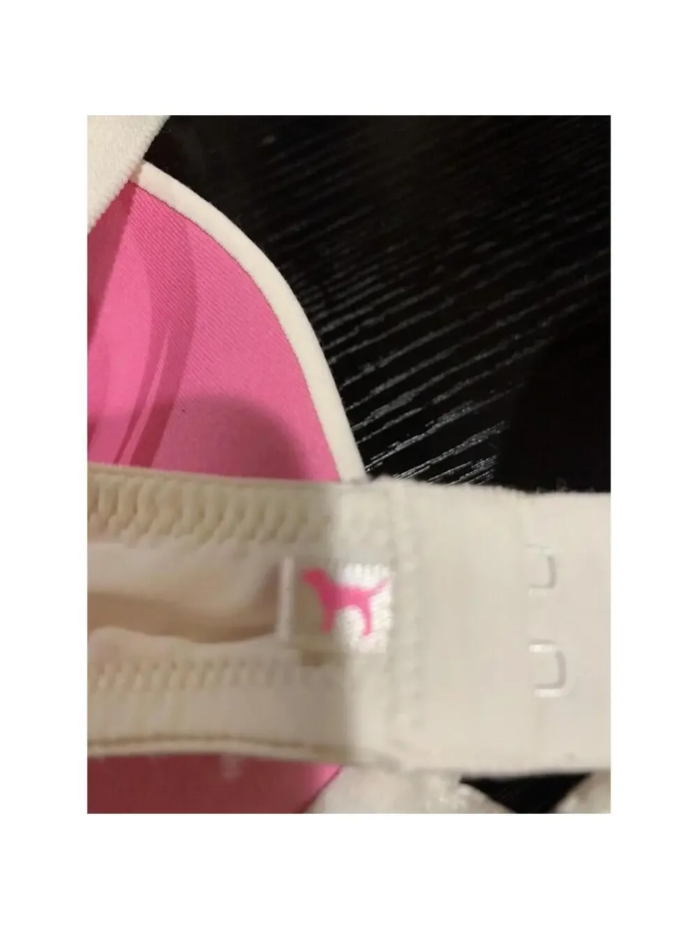 PINK victoria secret wear everywhere demi white bra 32 C multiway